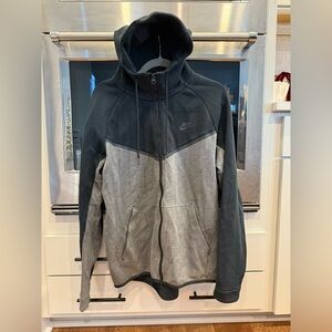 Nike Men's Two-Tone Zip-Up Hoodie